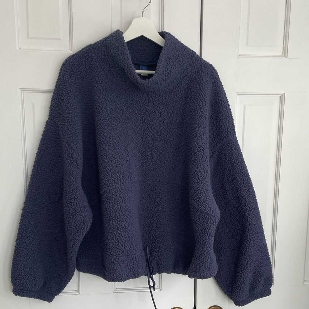 Old Navy Blue Sherpa Pullover